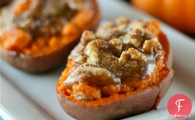 Patate dolci al forno due volte