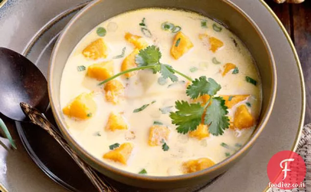 Zuppa di patate dolce asiatica