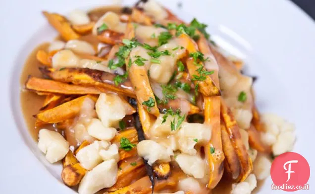 Poutine di patate dolci