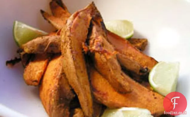 Cena stasera: Patate dolci piccanti con lime