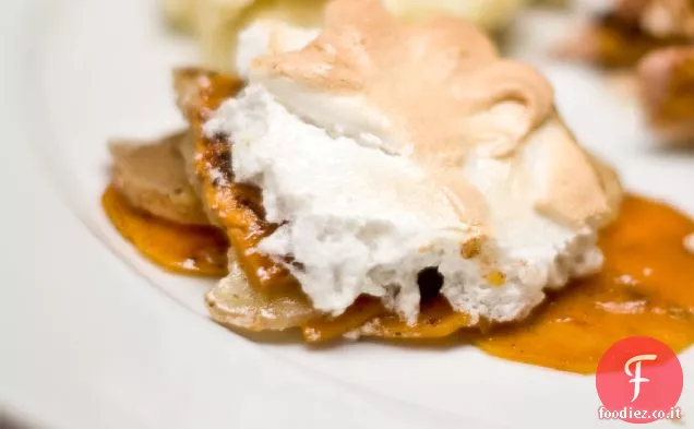 Gratin di Sumac di patate dolci con Meringa