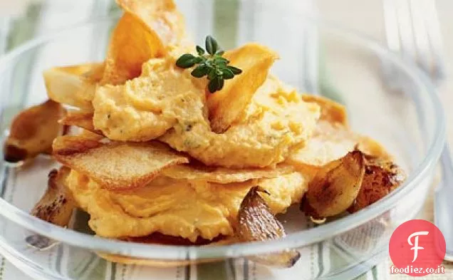 Patata Dolce-Chèvre Napoleons