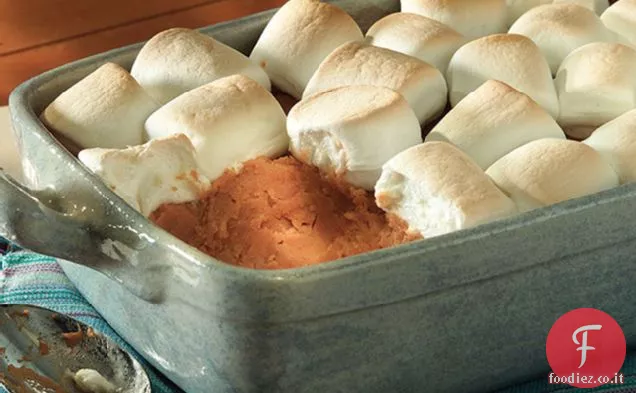 Patate dolci condite con malva