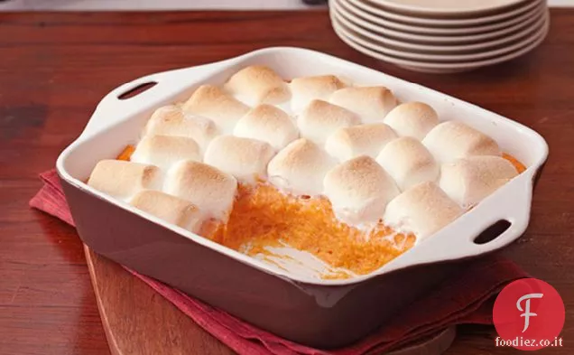 Patate dolci al forno con marshmallow