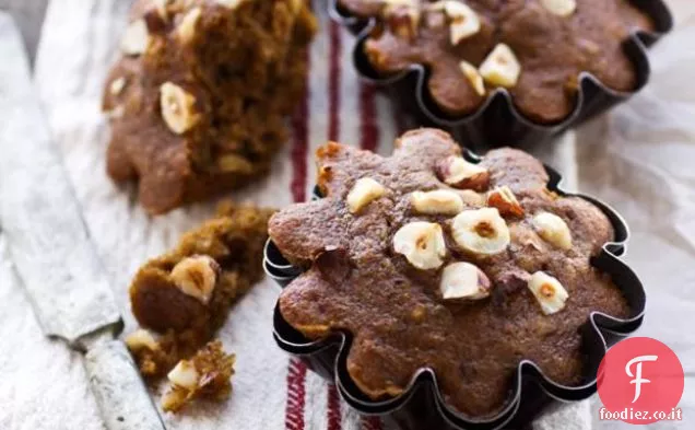 Torte di Patate dolci, Yogurt e Nocciole