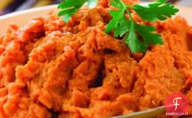Patate dolci speziate fracassate