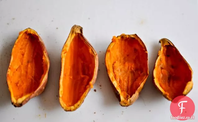 Pelli di patate dolci salate