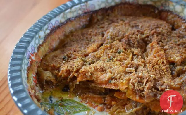 Gratin di Patate dolci e Salvia