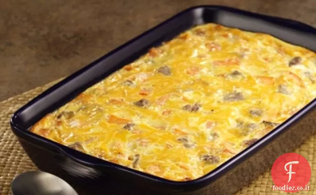 Casseruola per colazione a base di patate dolci