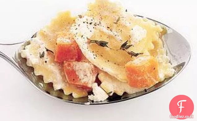 Ravioli con Patate Dolci e Timo Ricetta