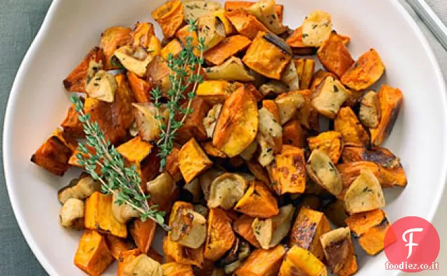 Patate dolci arrosto e mele