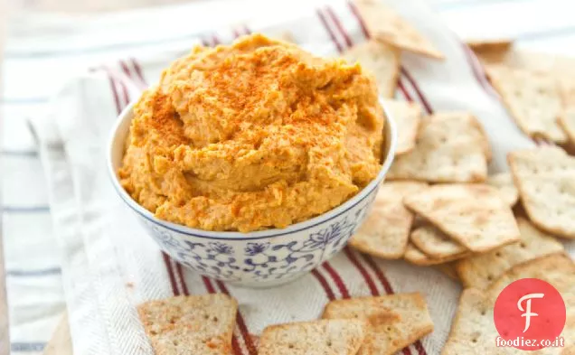 Hummus di curry di patate dolci