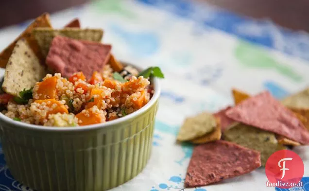 Insalata di quinoa di patate dolci