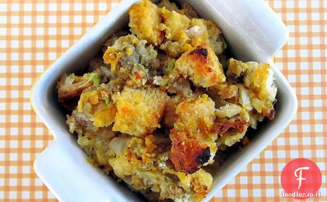 Ripieno di patate dolci e salsiccia