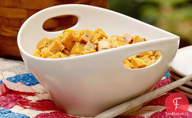 Insalata di patate dolci con Rosmarino e Miele Vinaigrette