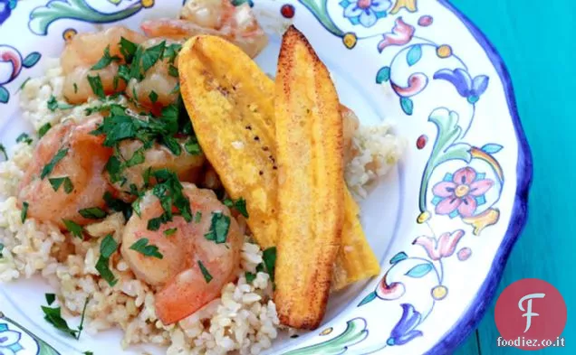 Chevrettes À La Vanille Et Coco (Gambero di tahiti al cocco-van