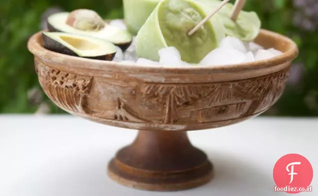 Paletas De Aguacate Y Coco (ghiaccioli di avocado e cocco)