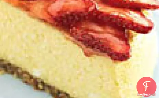 Cheesecake alla fragola e cocco