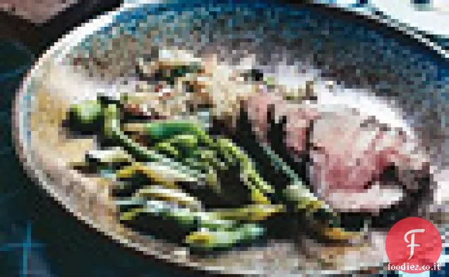 Filetto di manzo strofinato con spezie al pepe nero