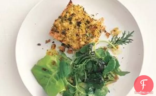 Ricetta di salmone in crosta di rafano