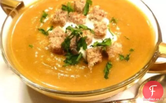 Magro e speziato Inverno Squash Soup Ala Sting