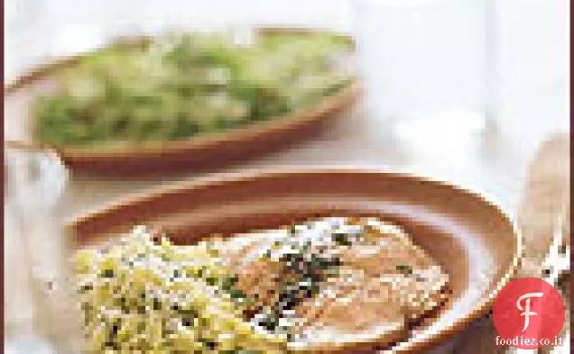 Lombata di vitello arrosto con salsa rosé