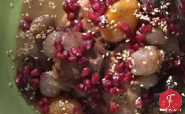 Tagine di pollo con melograni
