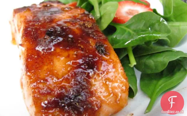 Salmone dolce e piccante