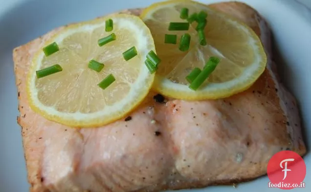 Salmone scottato in padella