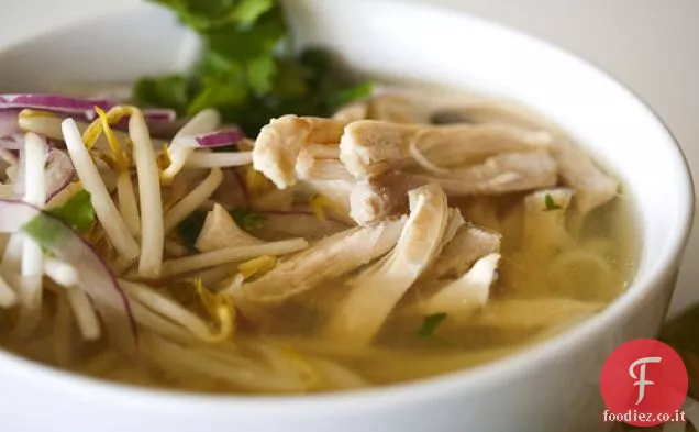 Pho Ga-Vietnamita ricetta zuppa di pollo Noodle