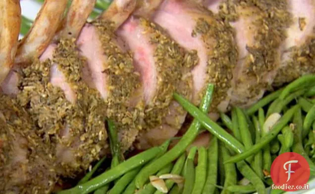 Lombo di maiale con Finocchio e Aglio