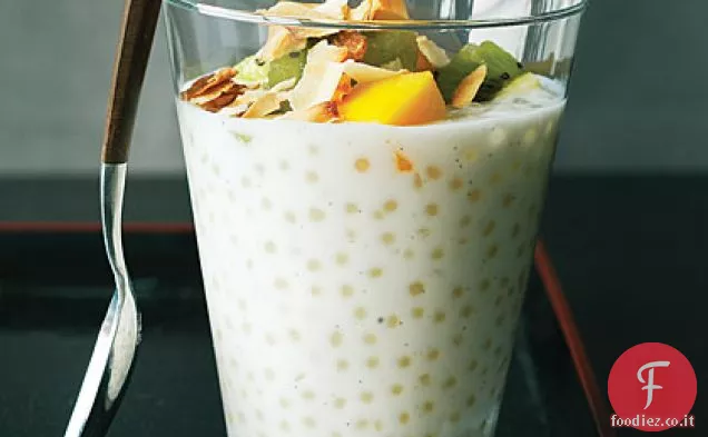 Budino di tapioca al cocco