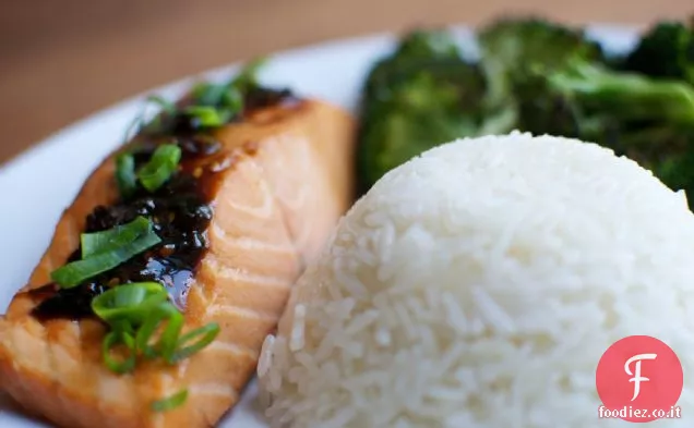 Salmone Teriyaki piccante