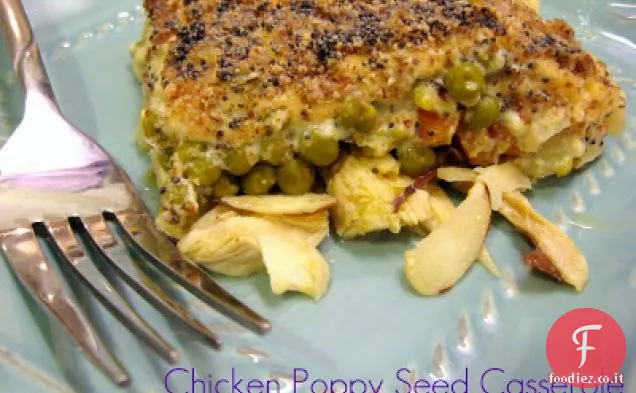 Casseruola croccante di semi di papavero di pollo di Carrie