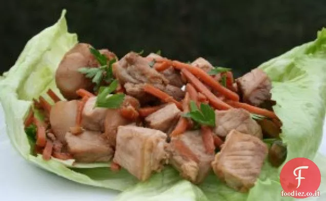 Involtini di lattuga di maiale