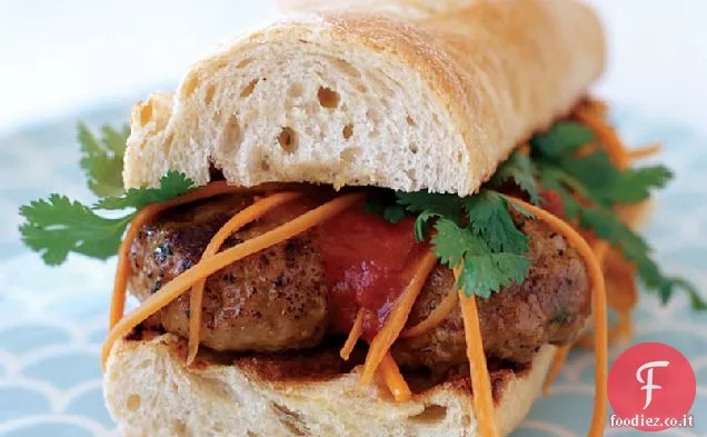 Panini vietnamiti alla griglia di carne di maiale