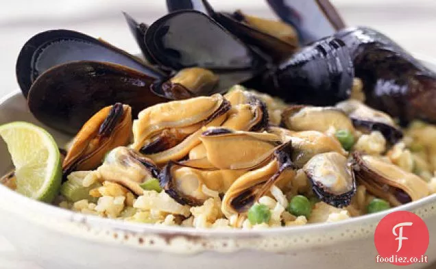 Pilaf di cozze al curry