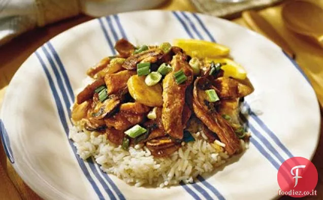 Carne di maiale in salsa di aglio