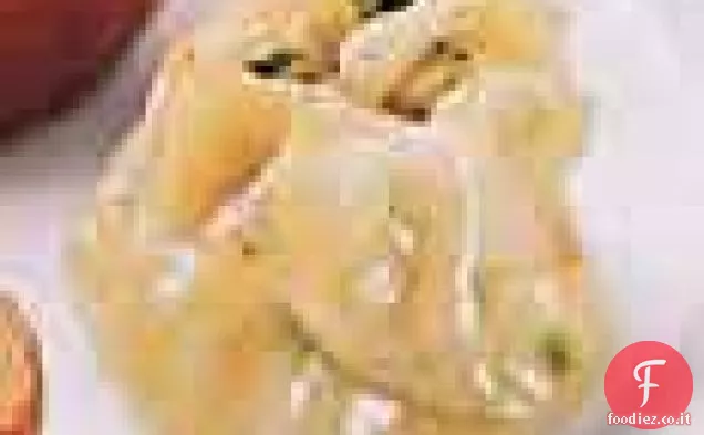 Gnocchi di gamberetti e spinaci con salsa asiatica di immersione