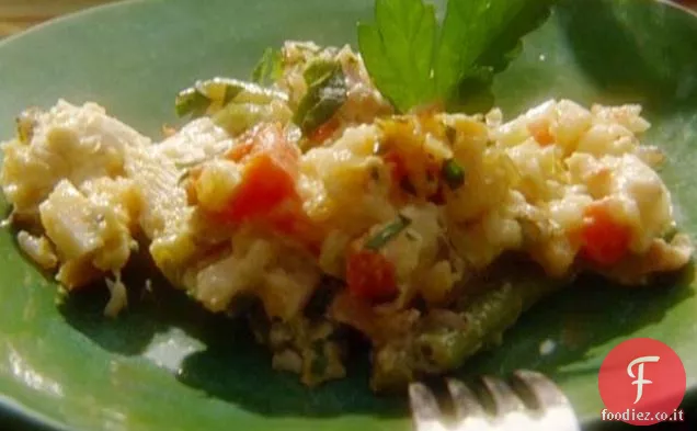 Casseruola di pollo e riso