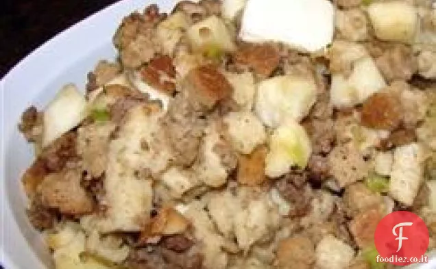 Salsiccia e ripieno di mele