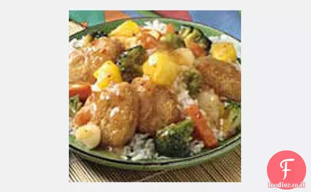 Chik'n agrodolce