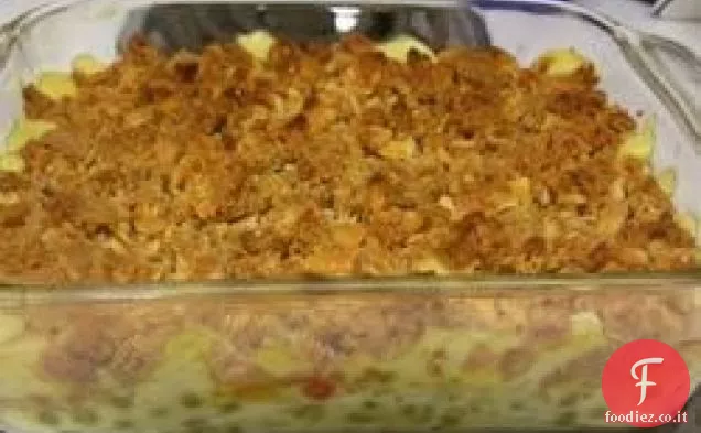 Casseruola di piselli verdi