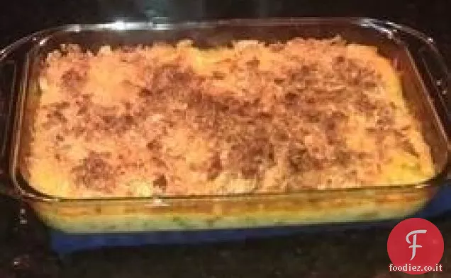 Casseruola di pollo con patatine