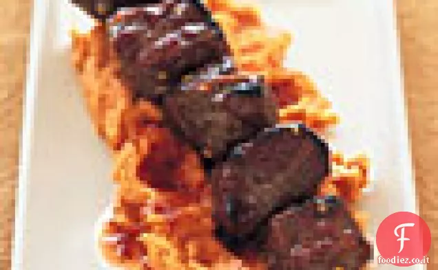 Tamarindo - Spiedini di agnello al miele su purè di patate