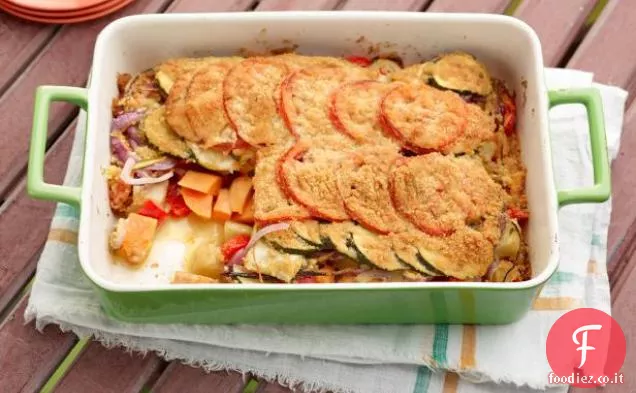 Casseruola di verdure al pomodoro