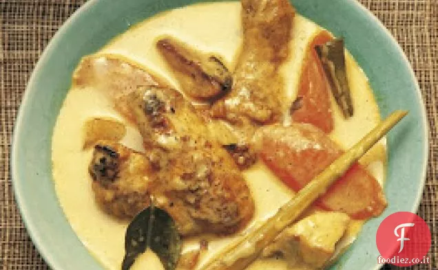 Cari Ga Pollo al Curry con patate dolci e carote