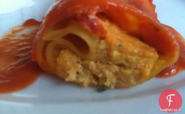 Cannelloni di Zucca e Salvia