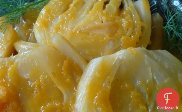 Finocchio brasato all'arancia