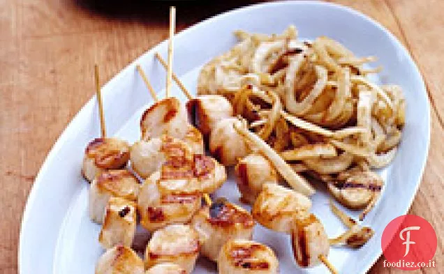 Capesante di Mare alla griglia e Finocchietto